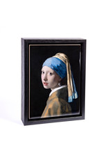Tile with frame Girl with a pearl earring