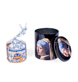 Stroopwafel Tin Girl with a Pearl Earring