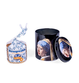 Tin with Waffles Girl with a Pearl Earring