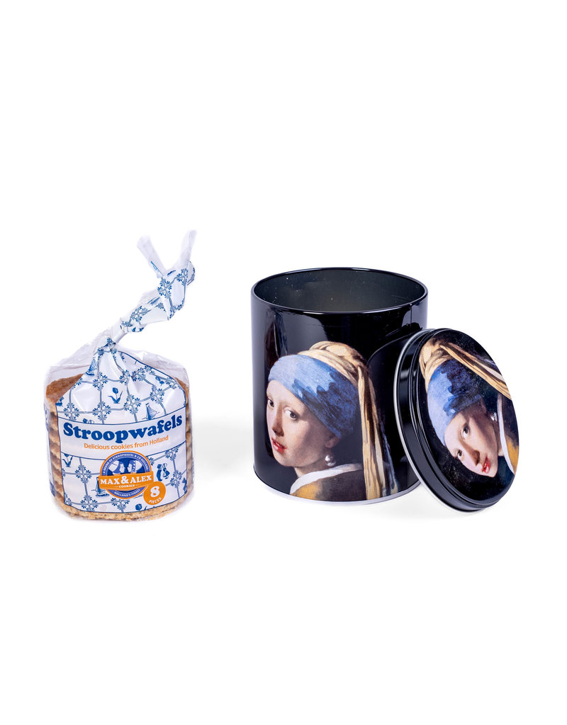 Stroopwafel Tin Girl with a Pearl Earring