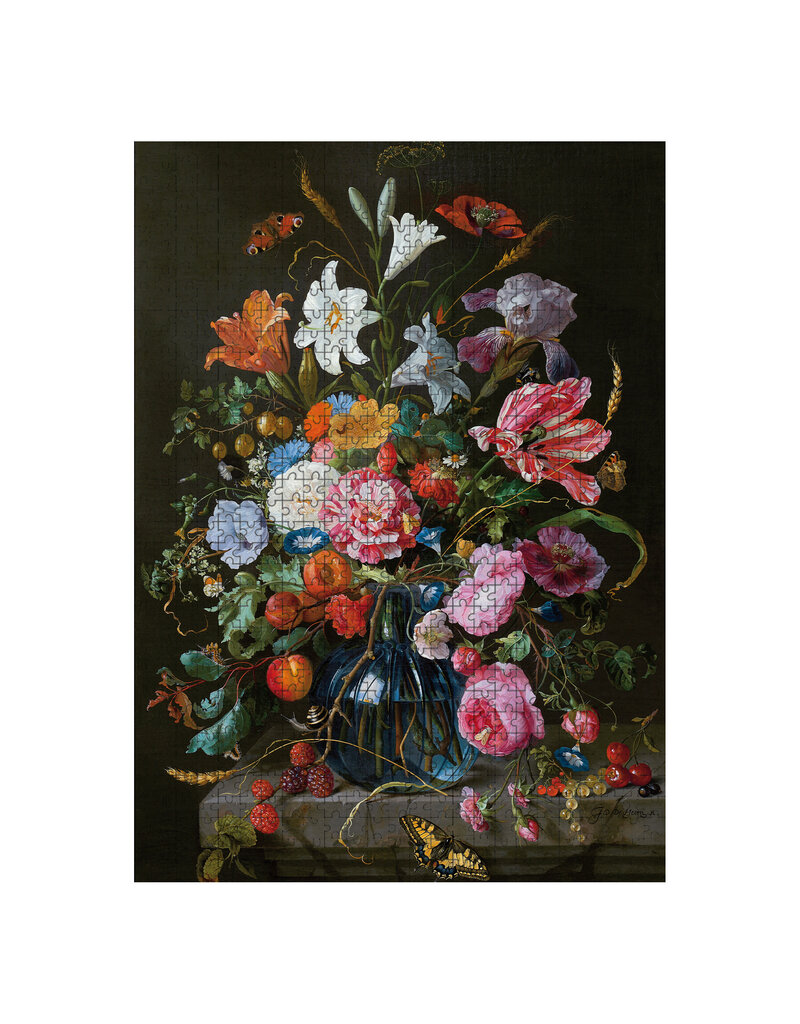 Jigsaw Puzzle Vase of Flowers