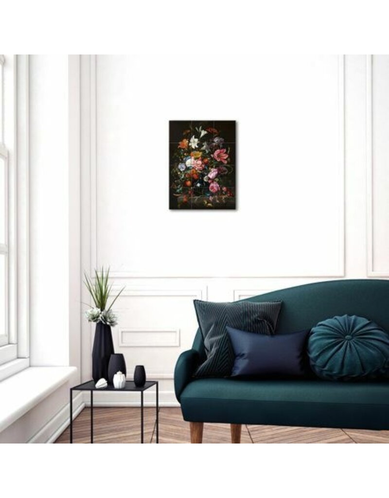 Tegeltableau De Heem 33 x 44 cm (12 losse tegels)