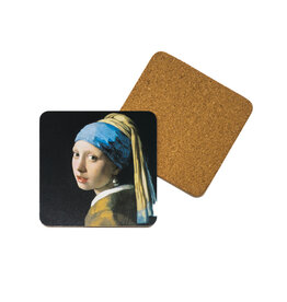 Coaster Girl with a Pearl Earring