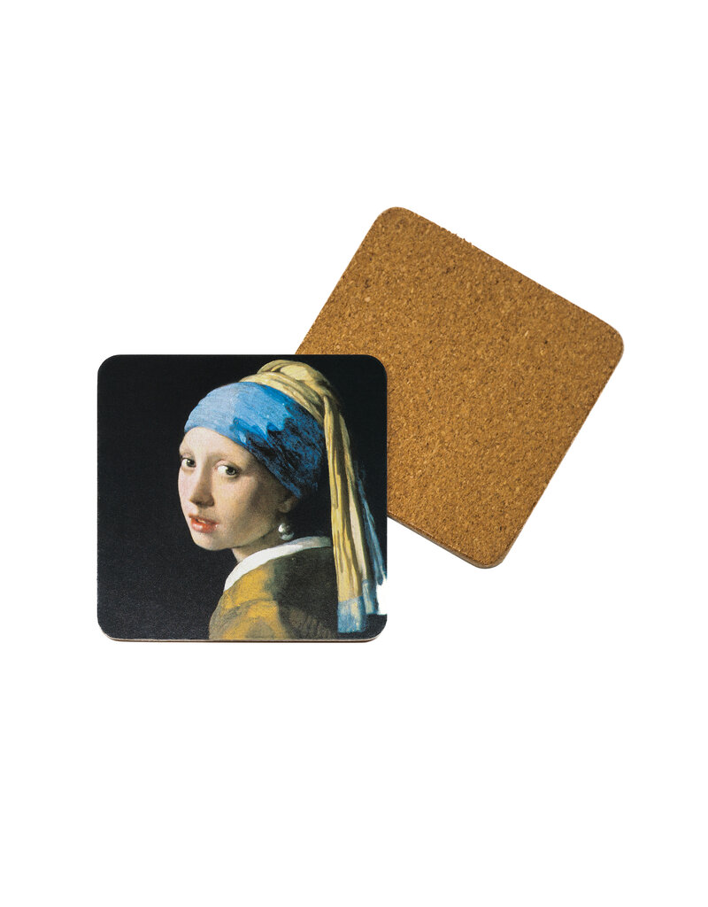 Coaster Girl with a Pearl Earring