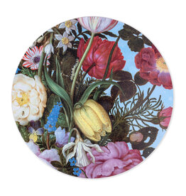 Placemat rond Bloemen Bosschaert detail