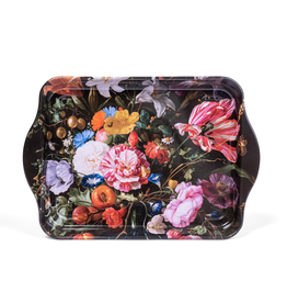 Tin tray - Vase with Flowers
