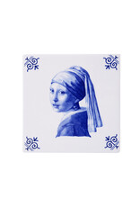 Tile Girl with a pearl earring