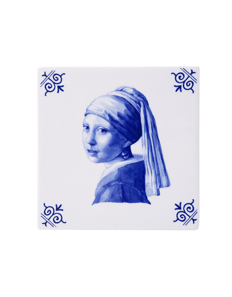 Tile Girl with a pearl earring