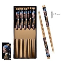 Chopsticks Girl with a pearl earring