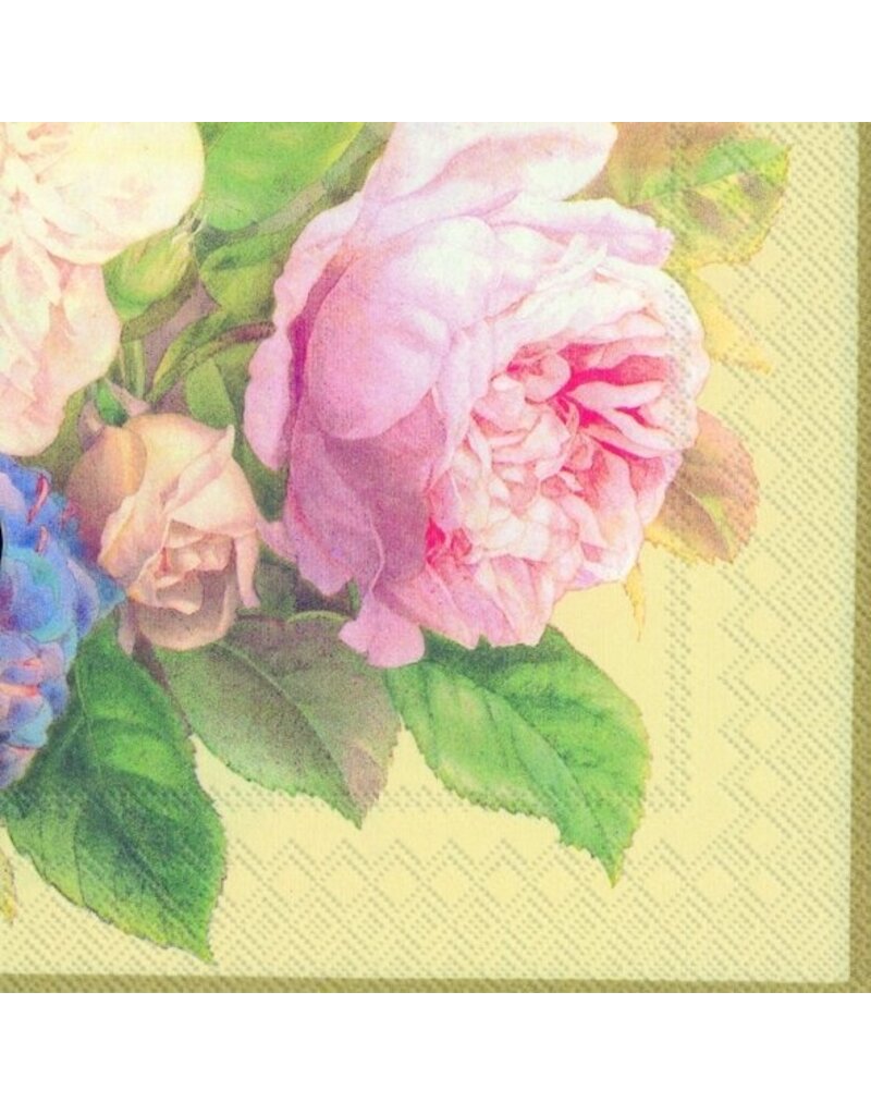 Servetten L Fairy Rose - cream