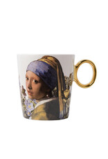 Mug Girl with a Pearl Earring - Pastel - Gold - Ceramic - 300 ml