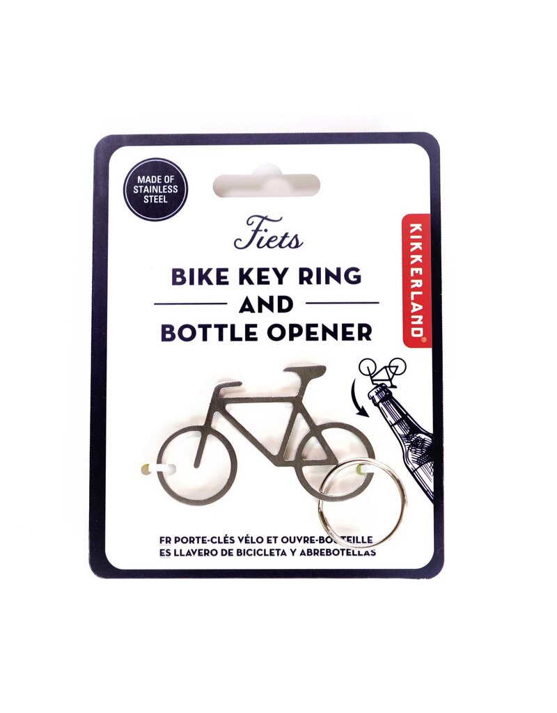 Sleutelhanger fiets en flesopener