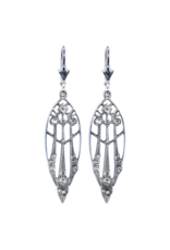 Oorbellen Art Nouveau Sterling Zilver