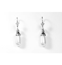 Earrings Sterling Silver Art Nouveau