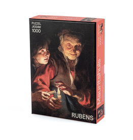 Puzzel Rubens - Oude vrouw met kaars