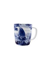 Delfts blue mug Dutch Landscape