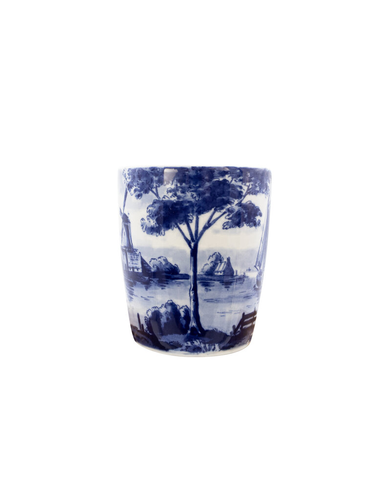 Delfts blue mug Dutch Landscape