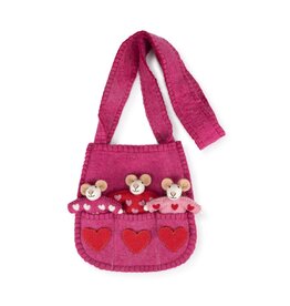 Bag Finger Puppets "Mouse Love"