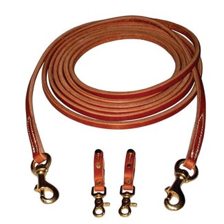Berlin custom leather Draw reins