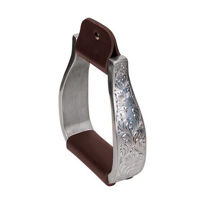 Weaver Leather Aluminum Stirrups with Engraved Band