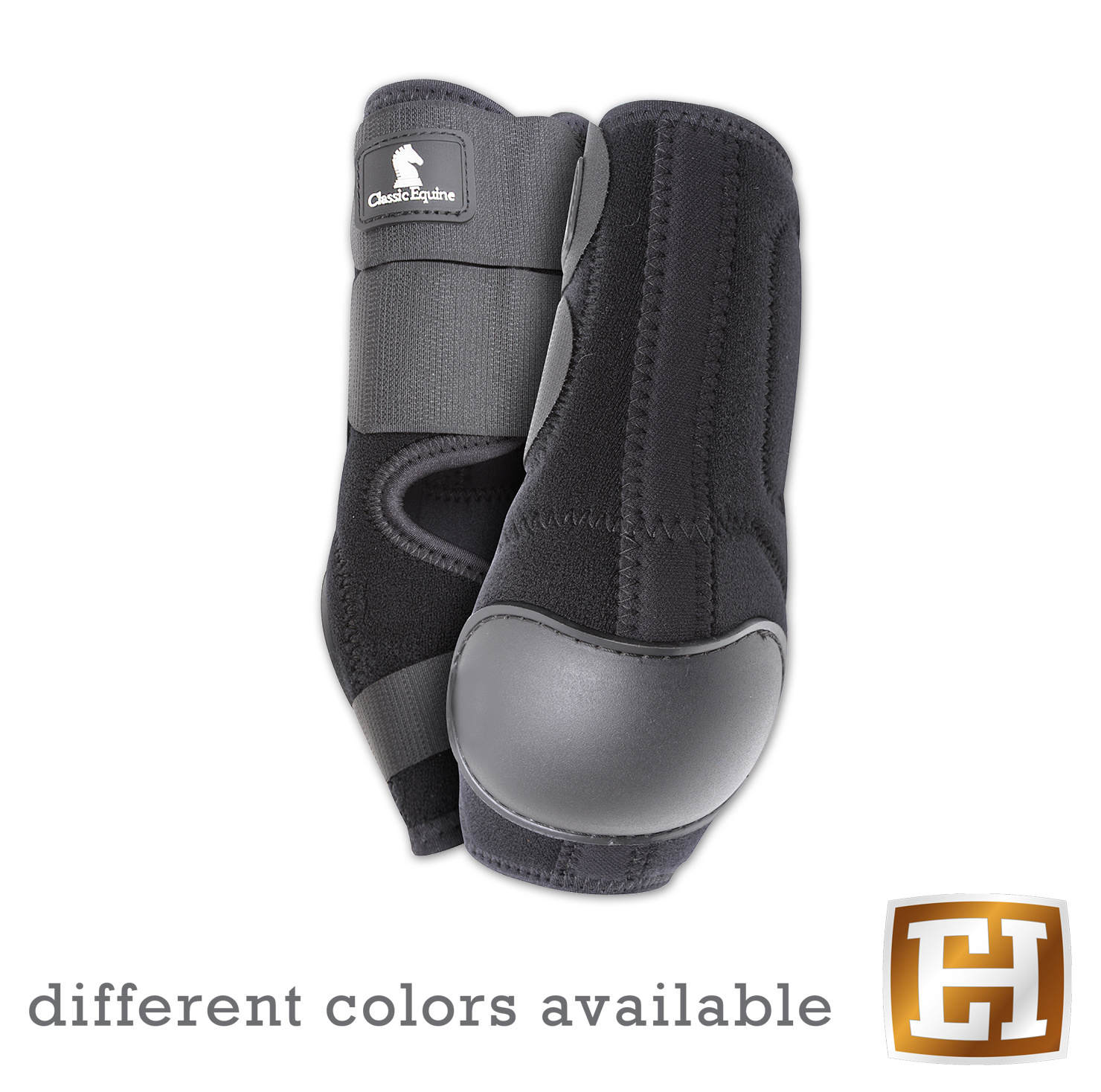 Classic Equine Horse Leather Skid BOOTS Slide Buckle Heavy Duty