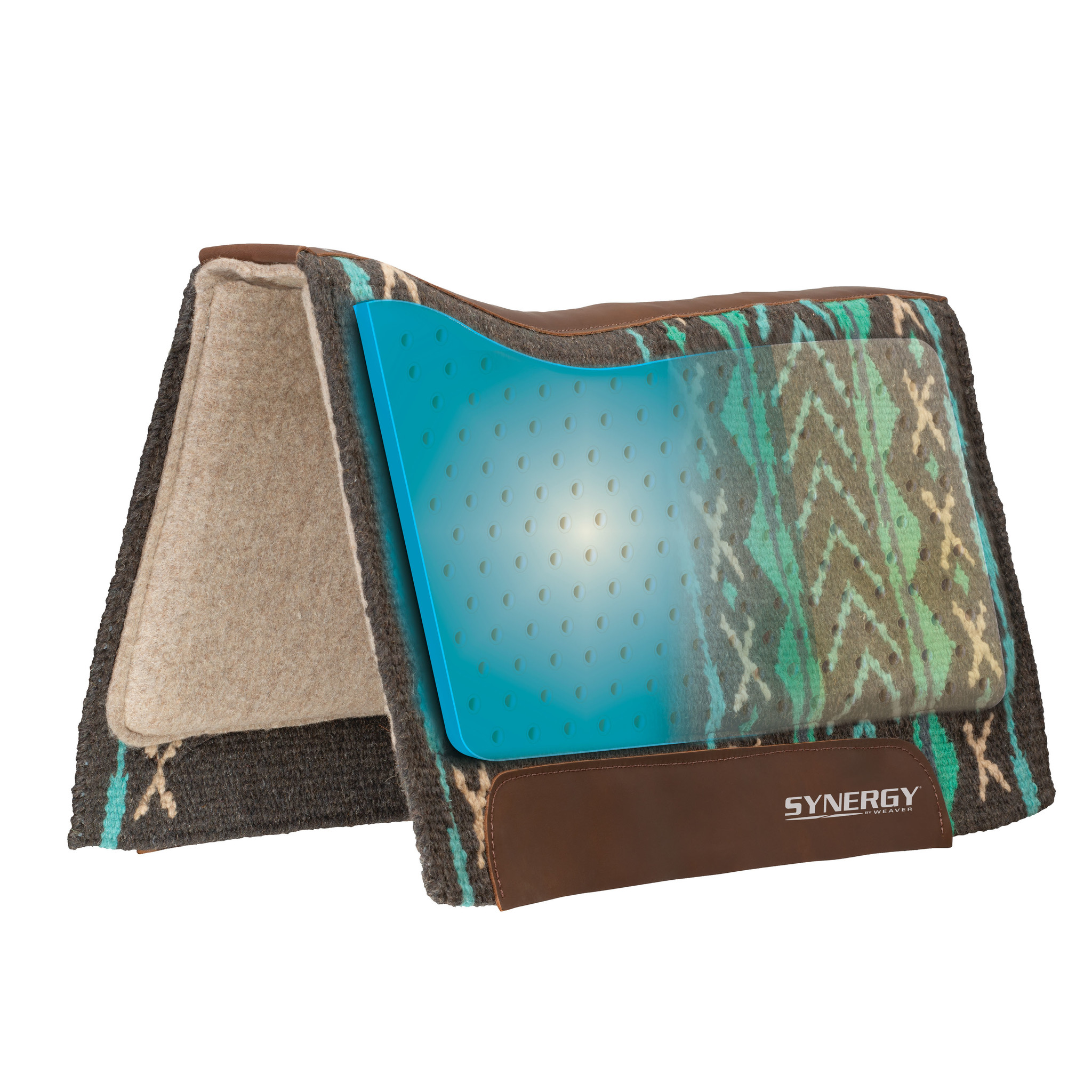 Synergy Contoured Performance Saddle Pad Wildflower EUROHORSE