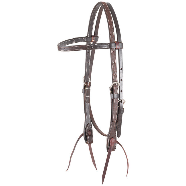 Martin Saddlery Chocolate Roughout Headstall