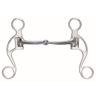 Short slotted Snaffle shank