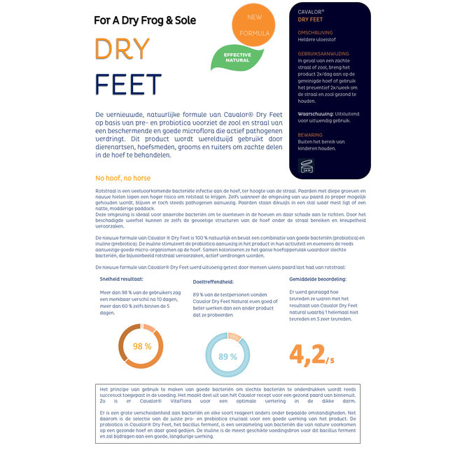 Cavalor Dry feet Natural