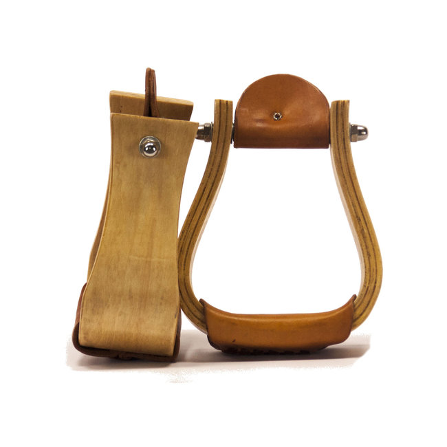 Wooden Stirrups 3 "bell