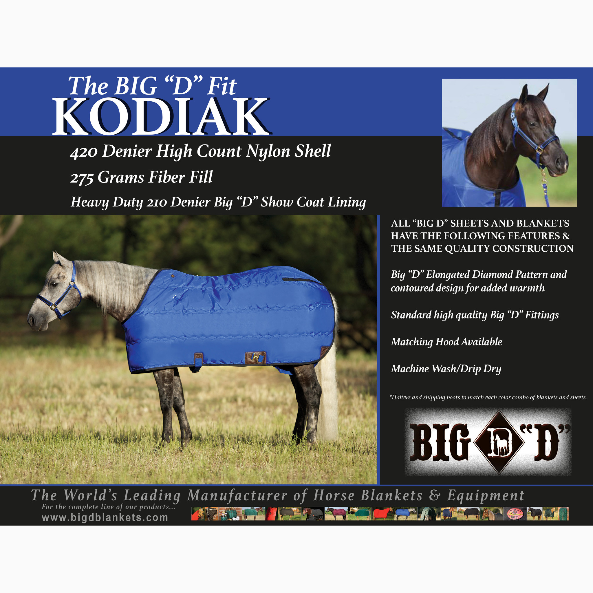 Kodiak Blanket Euro Horse Western Riding Supplies