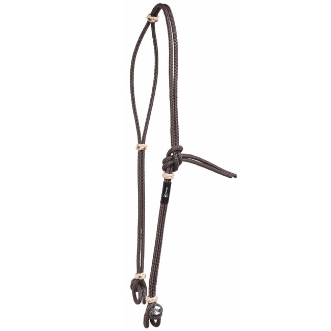 Berlin custom leather Rope Headstall / Bosal Hanger