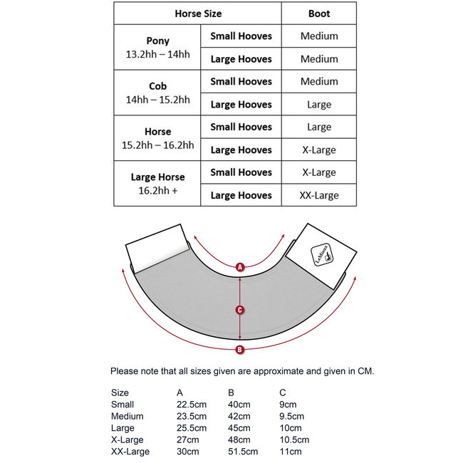 ProSport Rubber Bell Boots With Fleece