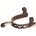 Cowboy Tack Antiqued Diamond Dots and Rhinestone sporen