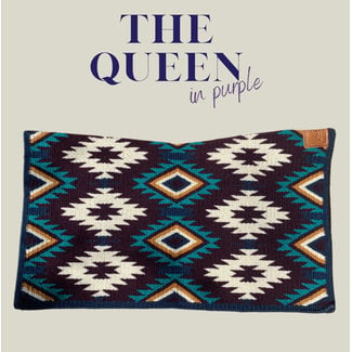 Cuttinup Show Blankets THE TWIGGY Contoured Show Blanket Queen in Purple