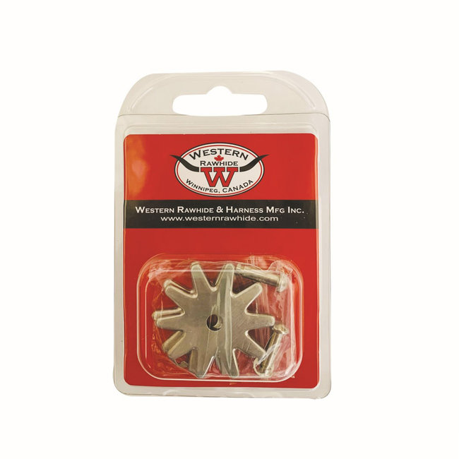 Western Rawhide Stainless Steel Rowel Set