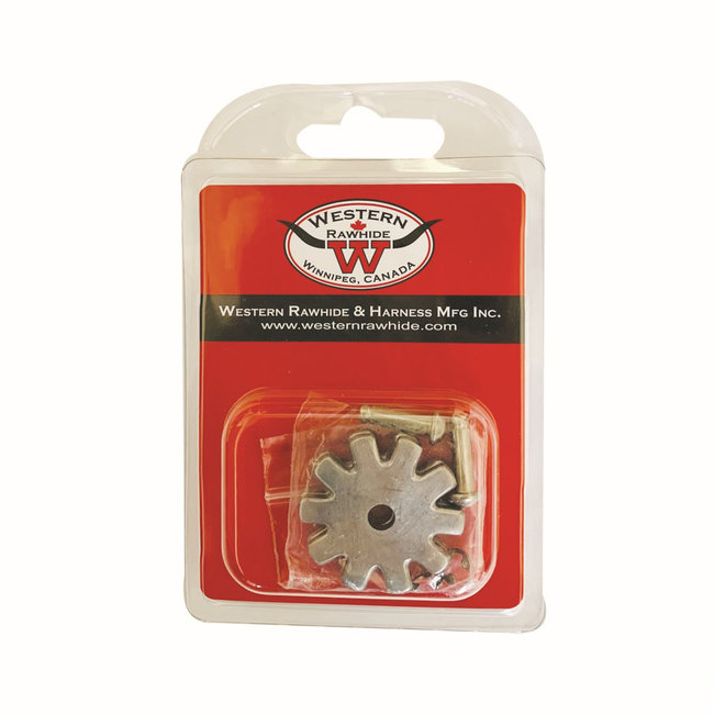 Western Rawhide Stainless Steel Rowel Set
