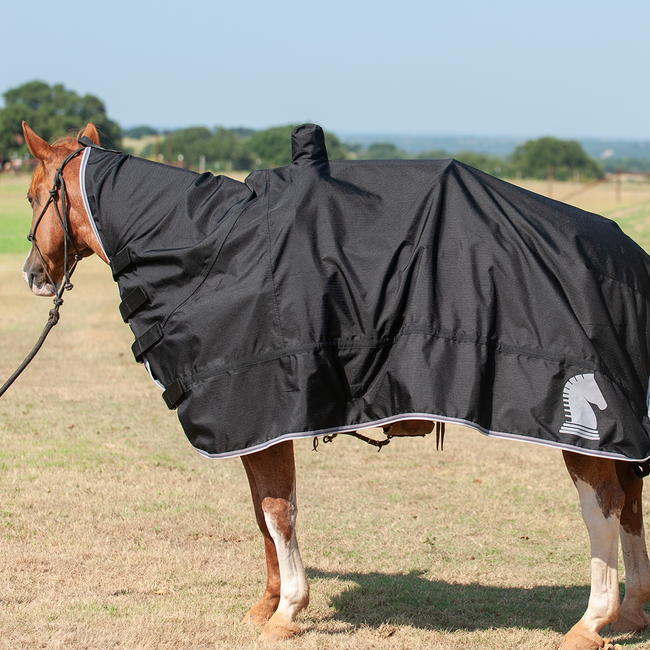 Classic Equine Horse and saddle cover, regendeken.