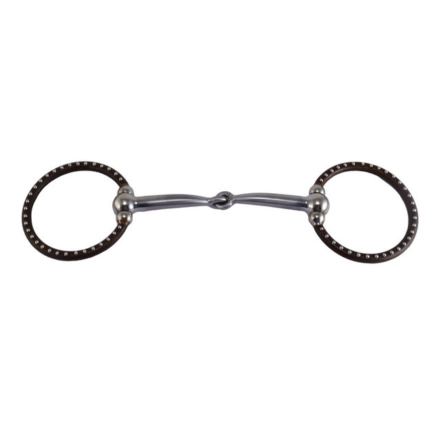 Tom Balding Brown Ballhinge Ring Snaffle