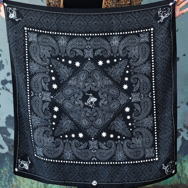 Fringe Scarves Banditos Black