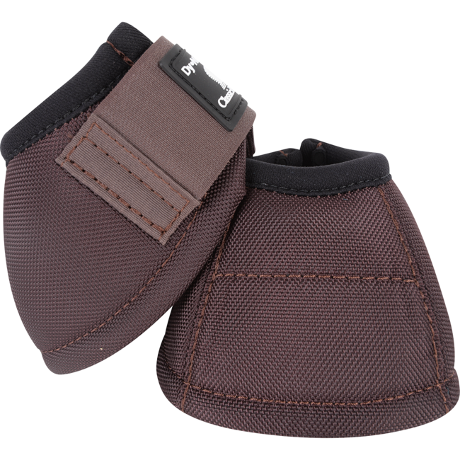 Classic Equine Dy No-Turn Bell Boots Chocolate Medium