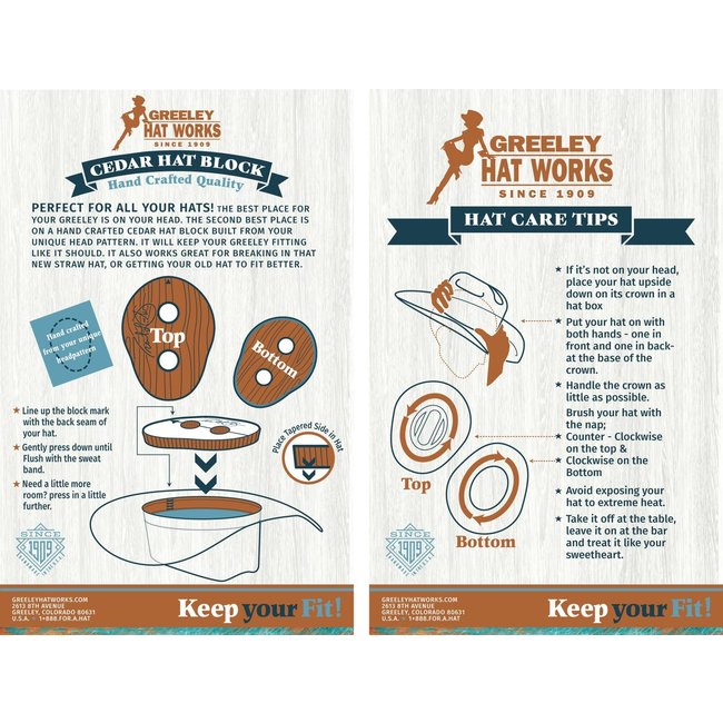 Greeley Hat Competitor Western Hoed