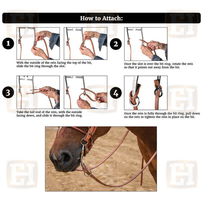 Berlin custom leather Slit teugels