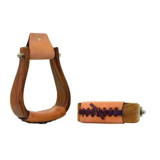 Western Rawhide 2'' Rosewood Vasalia Stirrups