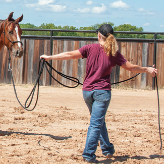 Classic Equine 7 m lead rope/longeerlijn