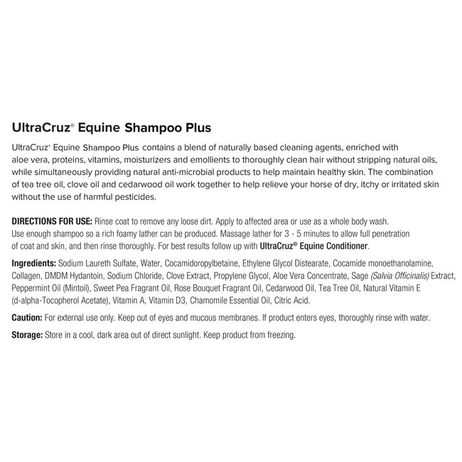 UltraCruz Equine Shampoo Plus