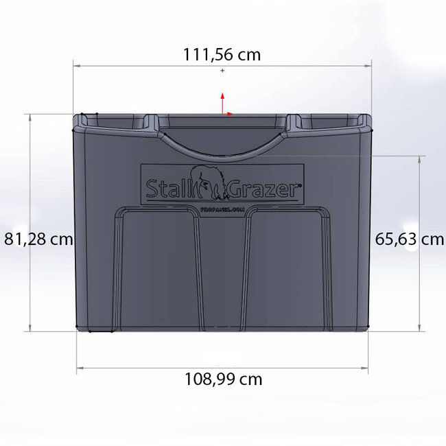 Stall Grazer 3-in-1 Flat Wall Horse Feeder
