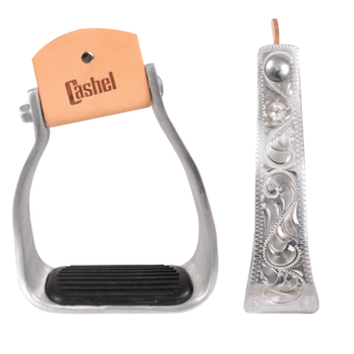 Cashel Engraved Slanted Stirrups