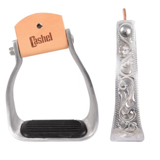 Cashel Gegraveerde Slanted Beugels 2''