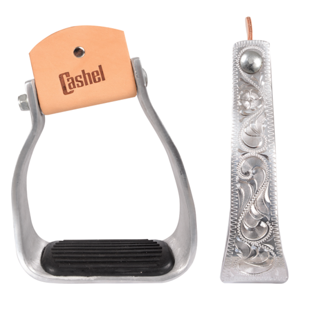 Cashel Engraved Slanted Stirrups